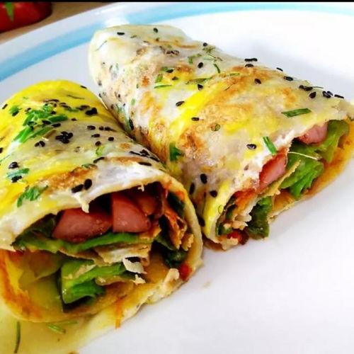 吃瓜扒玉米面煎饼的好处,美味与健康的完美结合